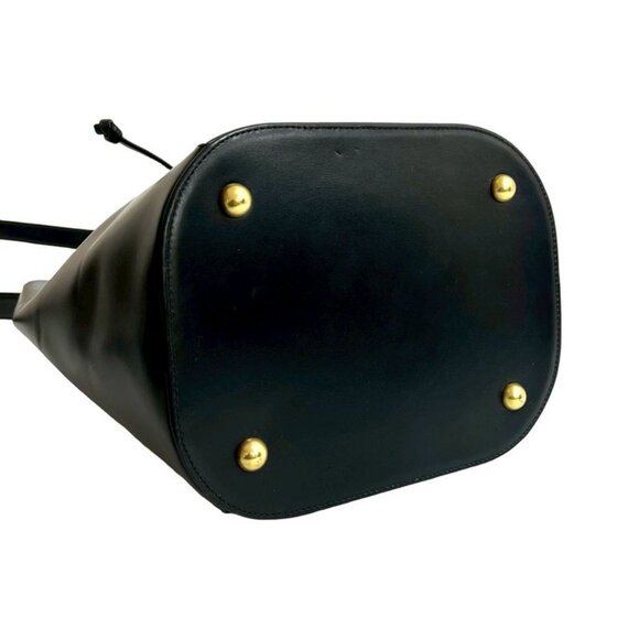 Saint Laurent Yves YSL Logo Leather Shoulder Bag - Picture 7 of 10